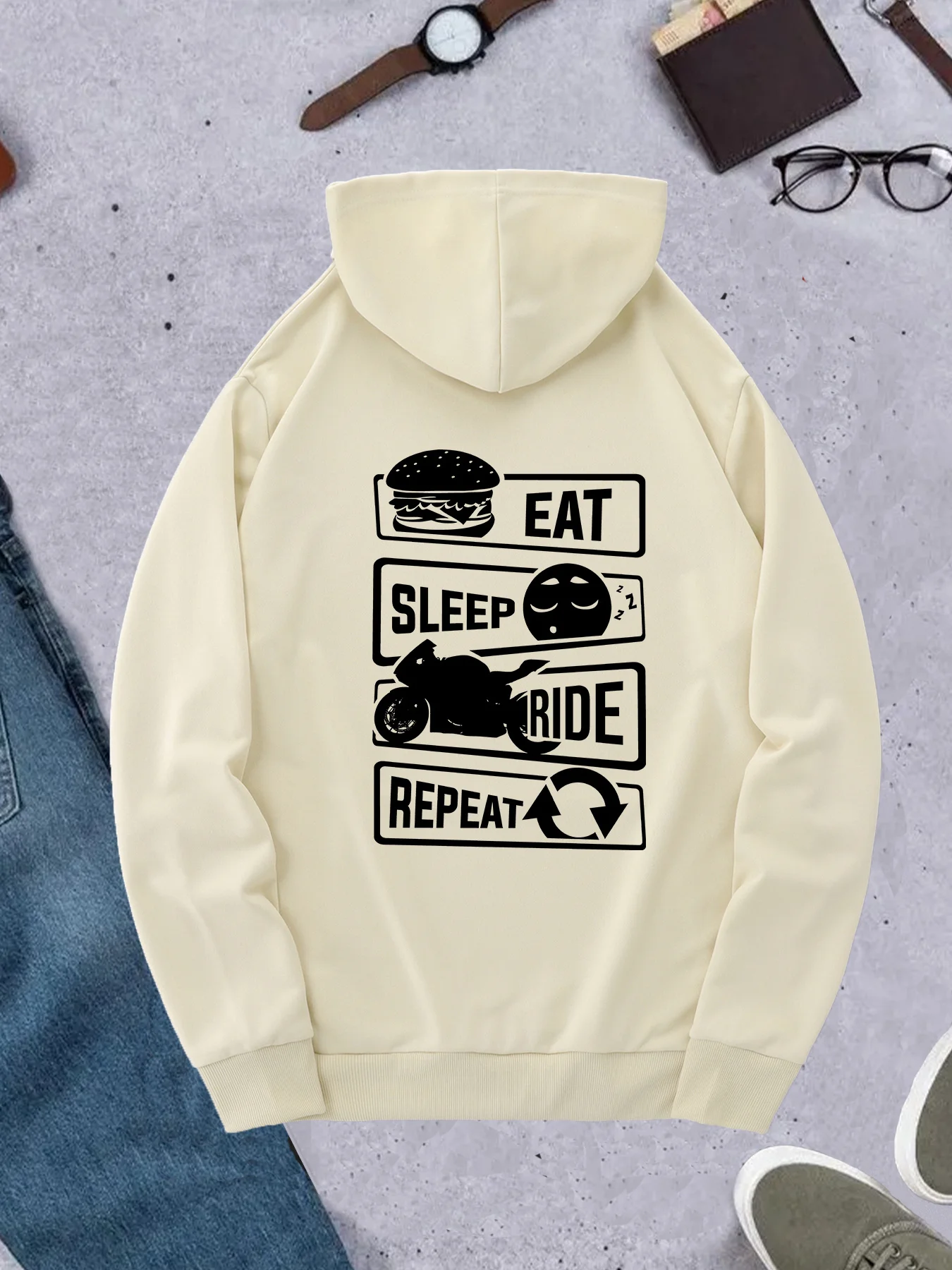 Korean Trend Men Hoodie Eat Sl - Korean Men Lifestyle recension och pris